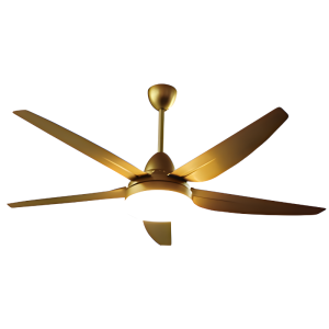 Modern LED Ceiling Fan with Light, 5-Blade Remote Control Ceiling Fan for Living Room and Bedroom