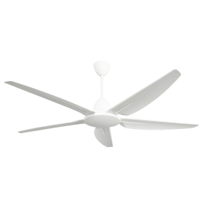 Minimalist 5-Blade DC Ceiling Fan without Light, Sleek Modern Design Ceiling Fan for Contemporary Interiors